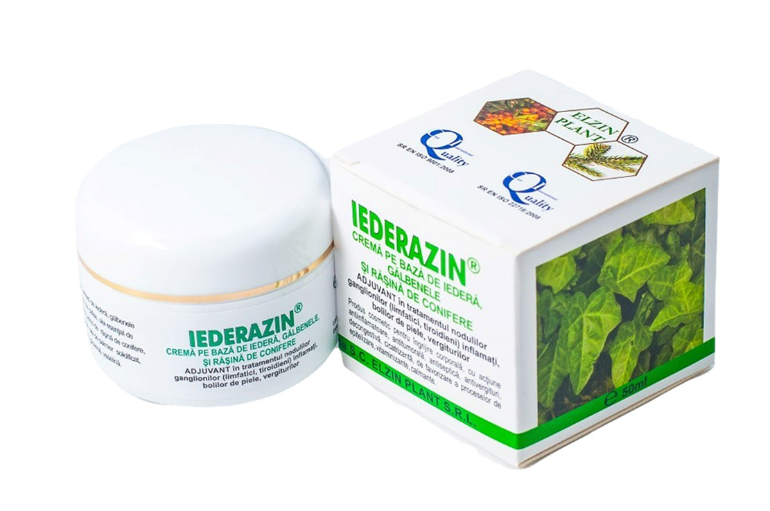 IEDERAZIN – tratament noduli, ganglioni (limfatici, tiroidieni) inflamati, boli de piele