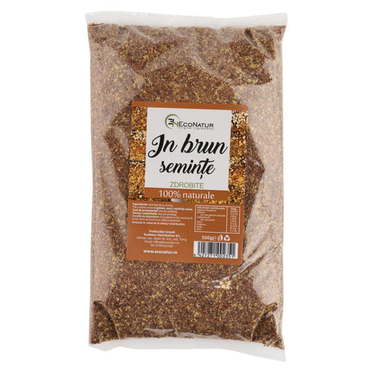 Seminte de in zdrobite 500G EcoNatur