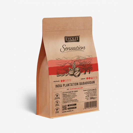 Cafea Boabe India Plantation AA Bababudan 200g