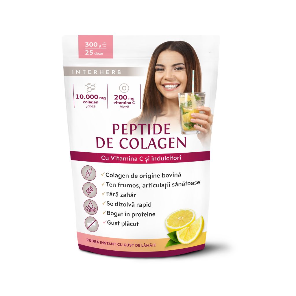 Interherb Peptide de colagen aroma lamaie pudra 300gr