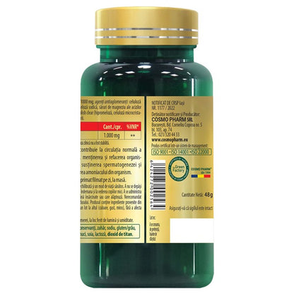L-ARGININA 1000 mg, 30/60 comprimate filmate
