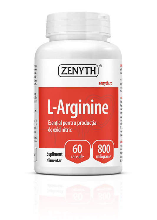 L-Arginina 800 mg, 60 capsule