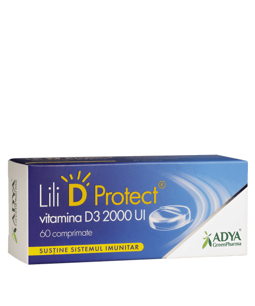 LILI D PROTECT VITAMINA D3 2000UI 60CPR