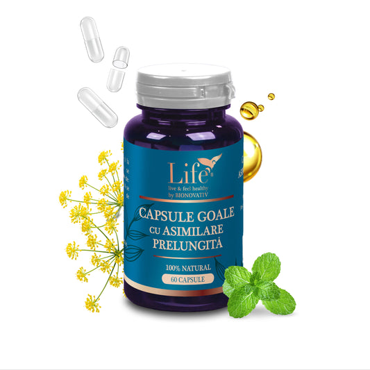CAPSULE GOALE CU ASIMILARE PRELUNGITĂ – 60 capsule