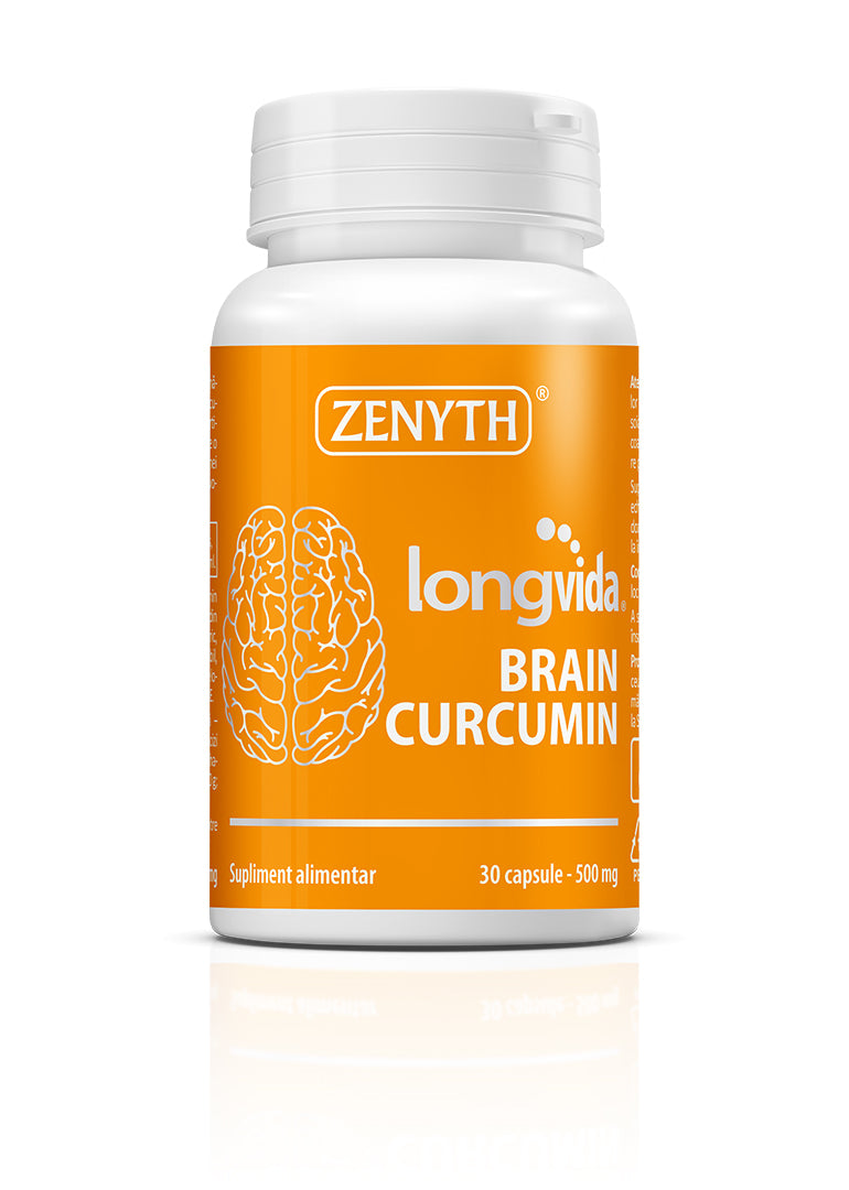 Longvida® Brain Curcumin 500 mg, 30 capsule