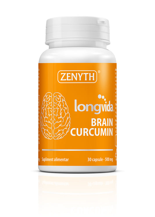 Longvida® Brain Curcumin 500 mg, 30 capsule