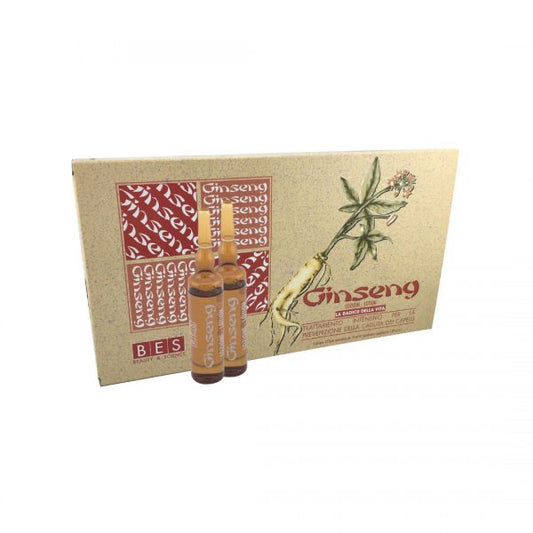 Loțiune Ginseng cutie 12 fiole x 10 ml