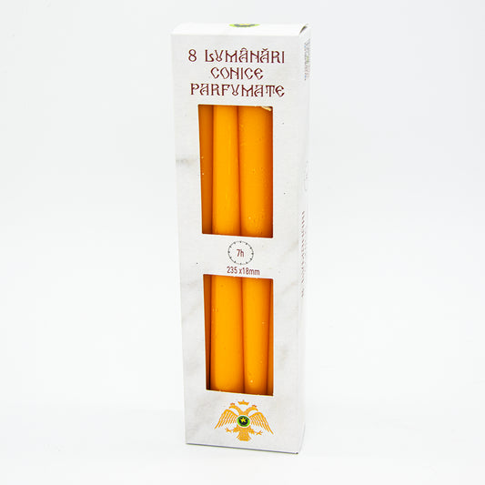 Lumânări Conice Parfumate – 8 Bucăți