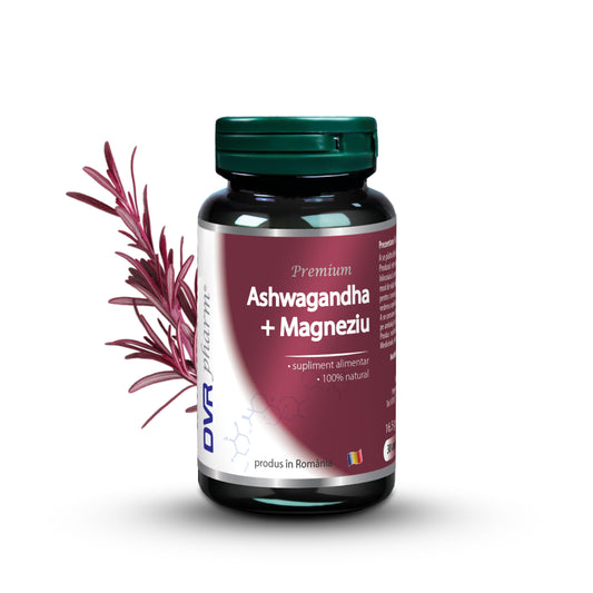 ASHWAGANDHA + MAGNEZIU – 30 capsule