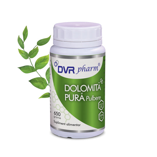 DOLOMITĂ PURĂ – pulbere 650 g