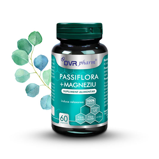 PASSIFLORA + MAGNEZIU – 60 capsule