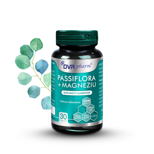 PASSIFLORA + MAGNEZIU – 30 capsule
