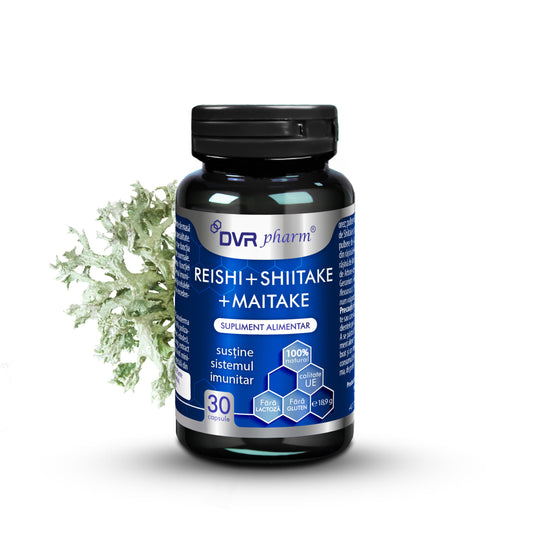 REISHI + SHIITAKE + MAITAKE – 30 de capsule