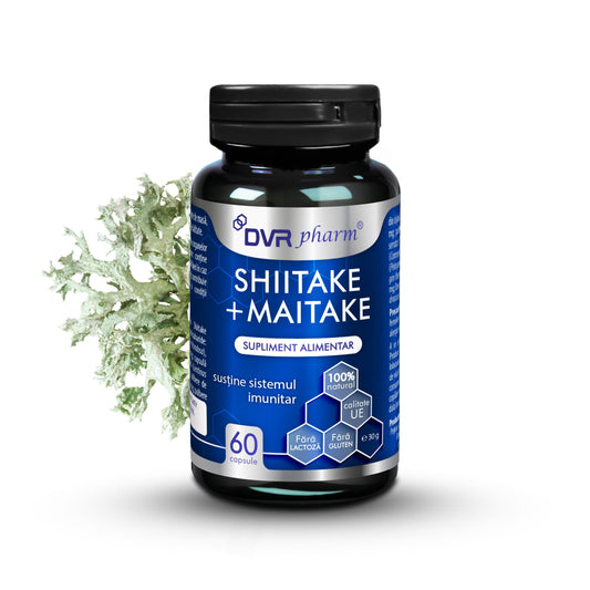 SHIITAKE + MAITAKE – 60 de capsule