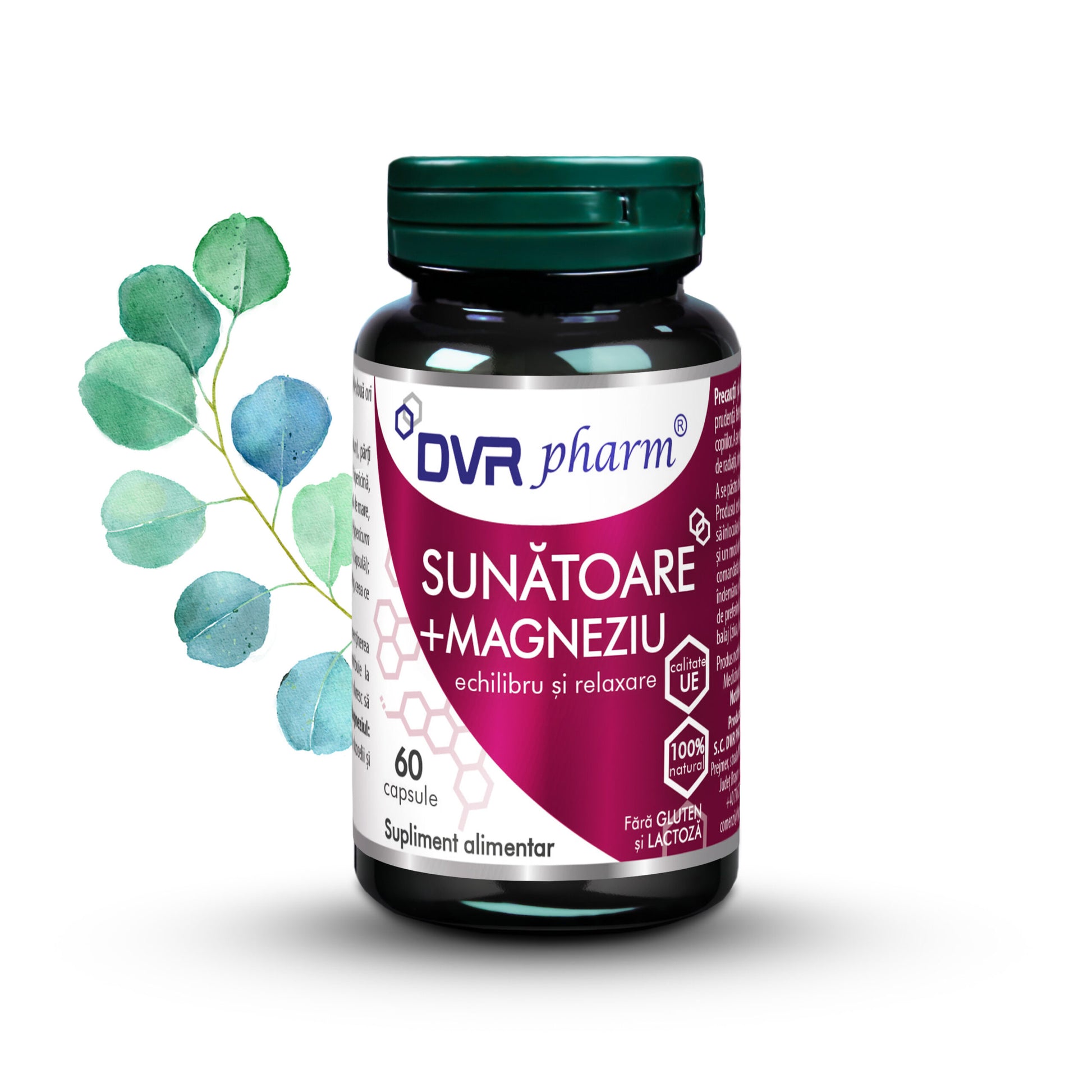 SUNĂTOARE + MAGNEZIU – 60 capsule
