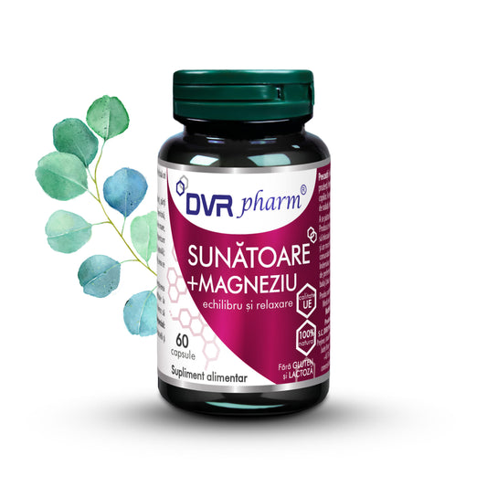 SUNĂTOARE + MAGNEZIU – 60 capsule
