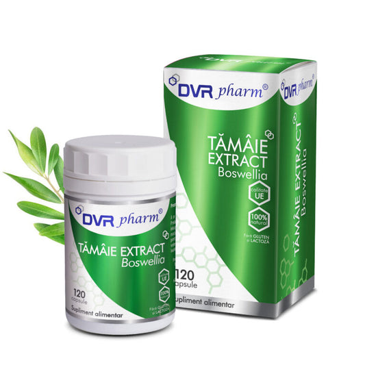 TĂMÂIE EXTRACT BOSWELLIA, 120 capsule, DVR Pharm