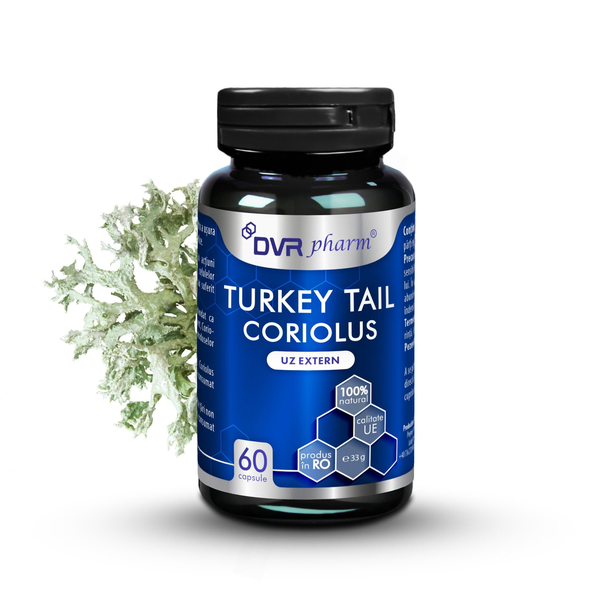 TURKEY TAIL CORIOLUS – 60 capsule