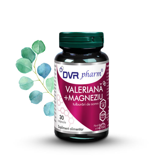 VALERIANĂ + MAGNEZIU – 30 capsule