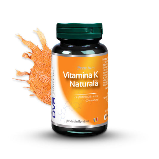 VITAMINA K NATURALĂ – 60 capsule, DVR Pharm