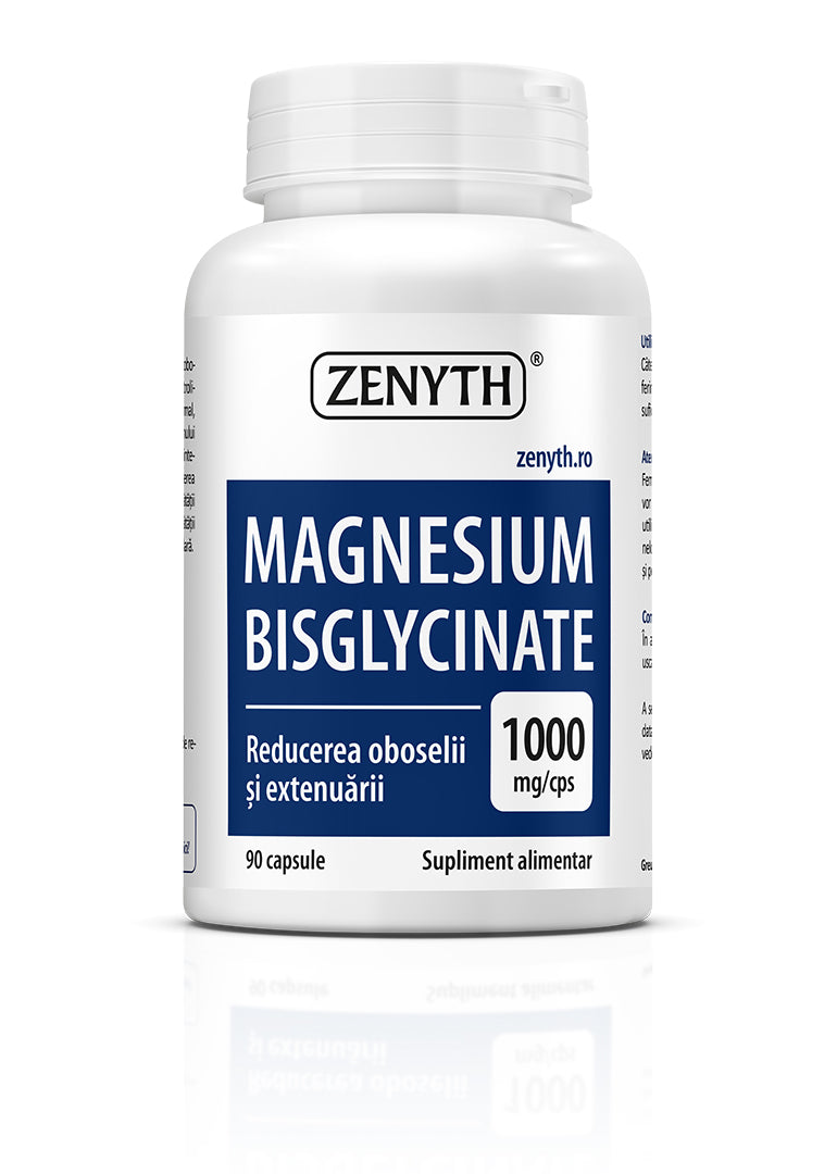 Magneziu Bisglicinat 1000 mg, 90 capsule