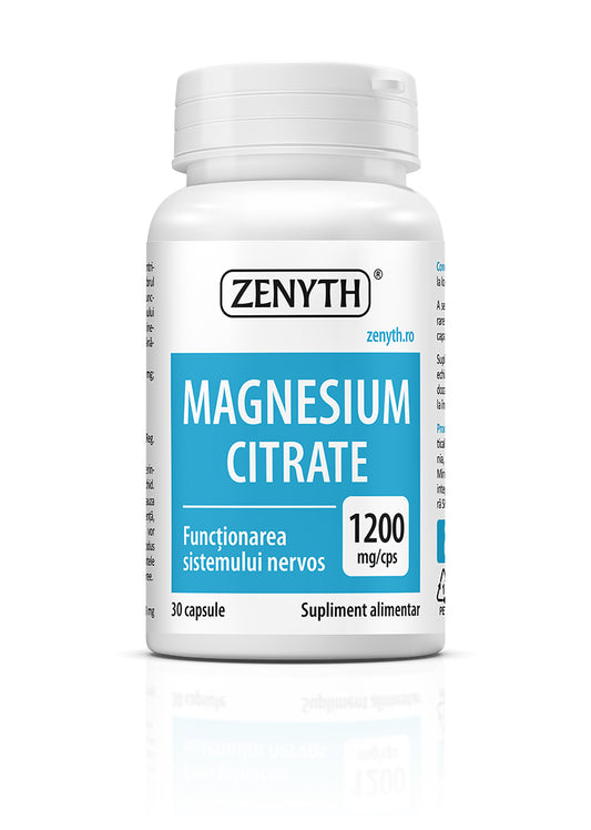 Magneziu Citrat 1200 mg, 30 capsule