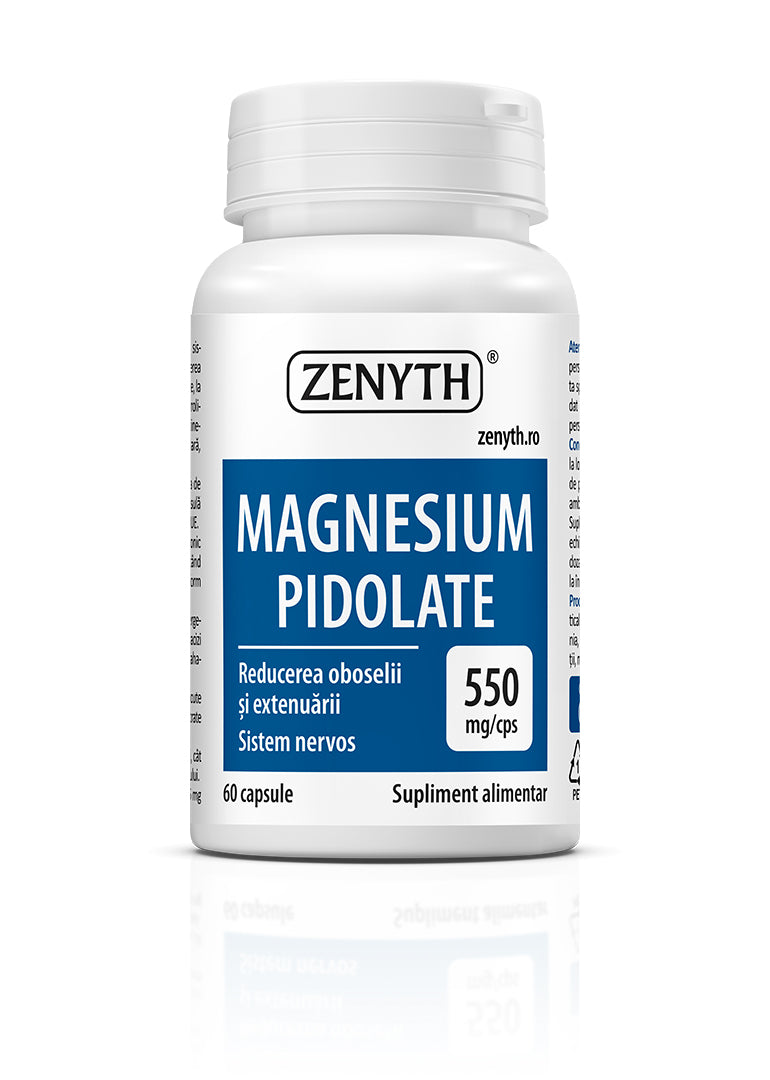 Magneziu Pidolat 550 mg, 60 capsule