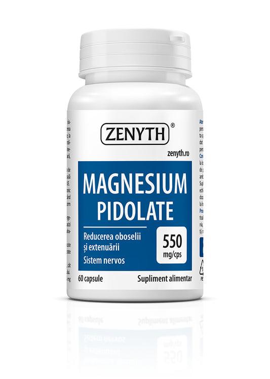 Magneziu Pidolat 550 mg, 60 capsule