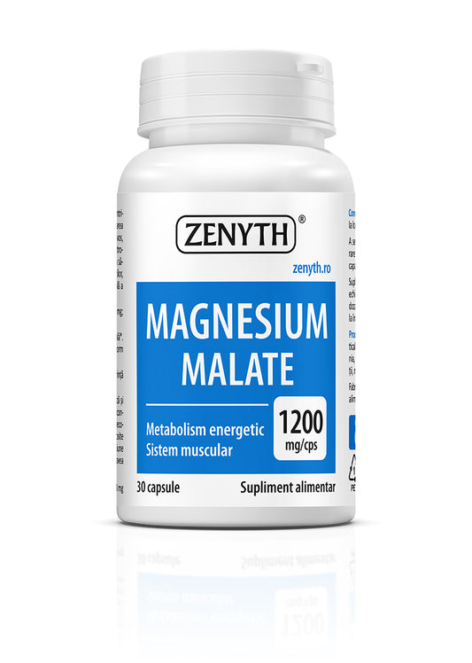 Magneziu Malat 1200 mg, 30 capsule