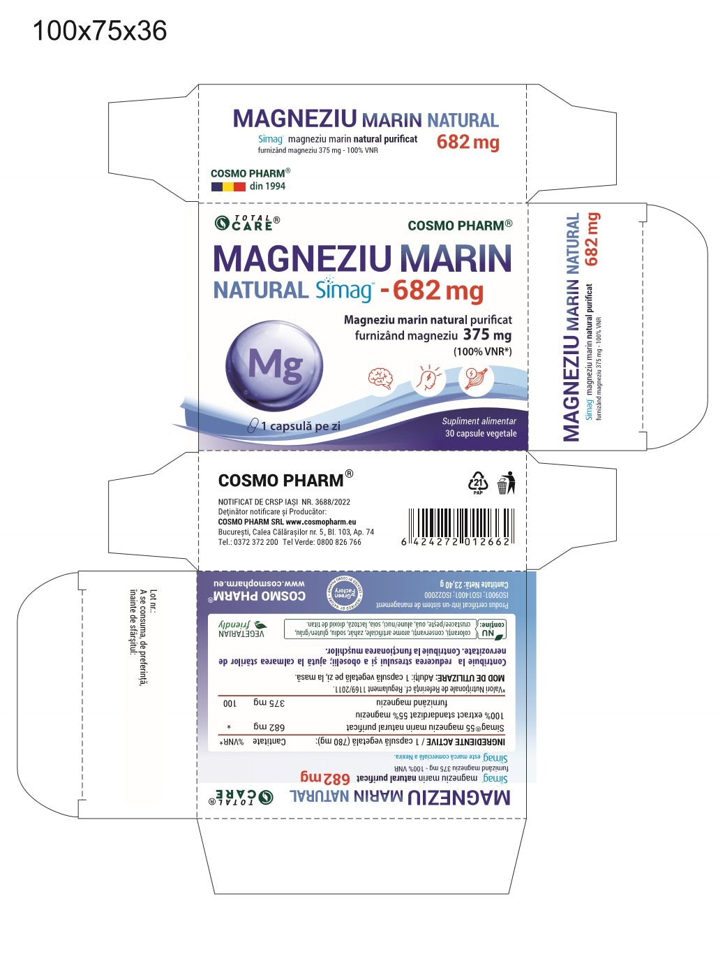 MAGNEZIU MARIN NATURAL Simag®55