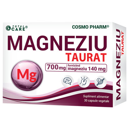Magneziu Taurat – Magneziu Elemental Pur 140 mg