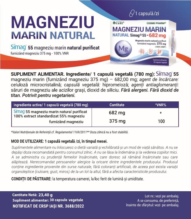 MAGNEZIU MARIN NATURAL Simag®55