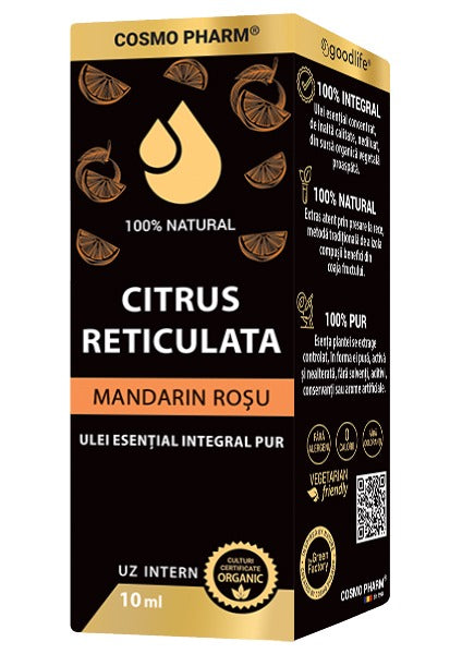 Ulei esential de Mandarin Rosu – Citrus reticulata