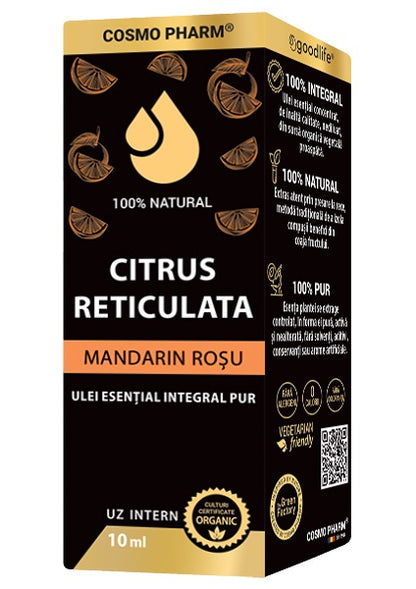 Ulei esential de Mandarin Rosu – Citrus reticulata