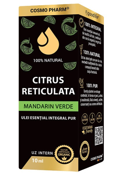 Ulei esential de Mandarin Verde – Citrus reticulata