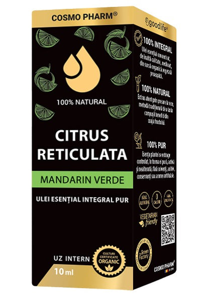 Ulei esential de Mandarin Verde – Citrus reticulata