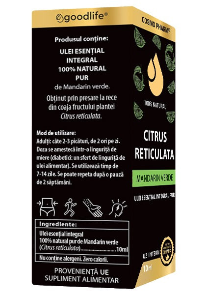 Ulei esential de Mandarin Verde – Citrus reticulata