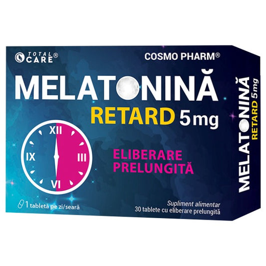 MELATONINA RETARD 5 mg – Somn usor si odihnitor