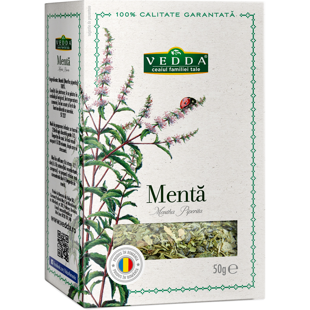 Ceai medicinal din plante vrac, Menta