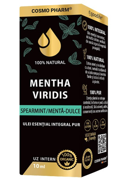 MENTHA VIRIDIS Spearmint – Ulei Esential De Menta Dulce