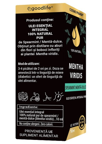 MENTHA VIRIDIS Spearmint – Ulei Esential De Menta Dulce