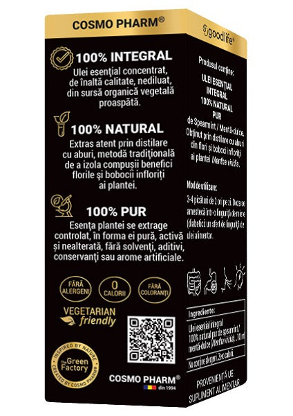 MENTHA VIRIDIS Spearmint – Ulei Esential De Menta Dulce