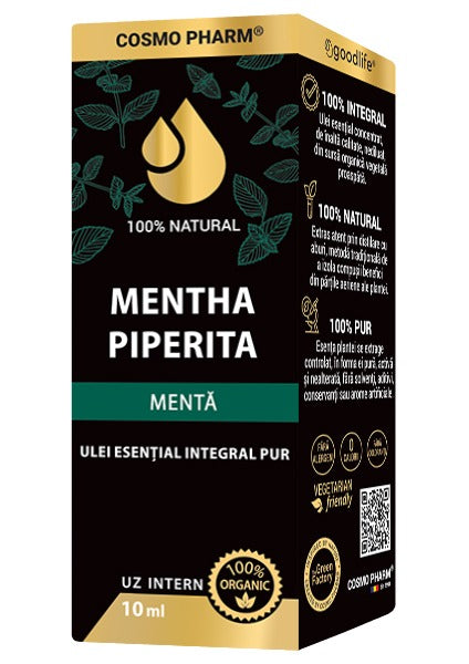 MENTHA PIPERITA – Ulei Esential De Menta Uz Intern 10 ml