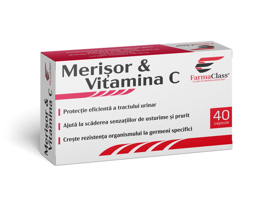Merisor & Vitamina C 40 cps Blister