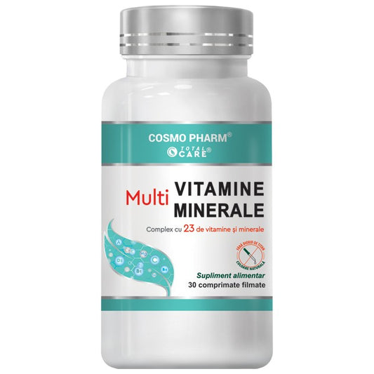 MultiVITAMINE MultiMINERALE, 30 / 90 comprimate