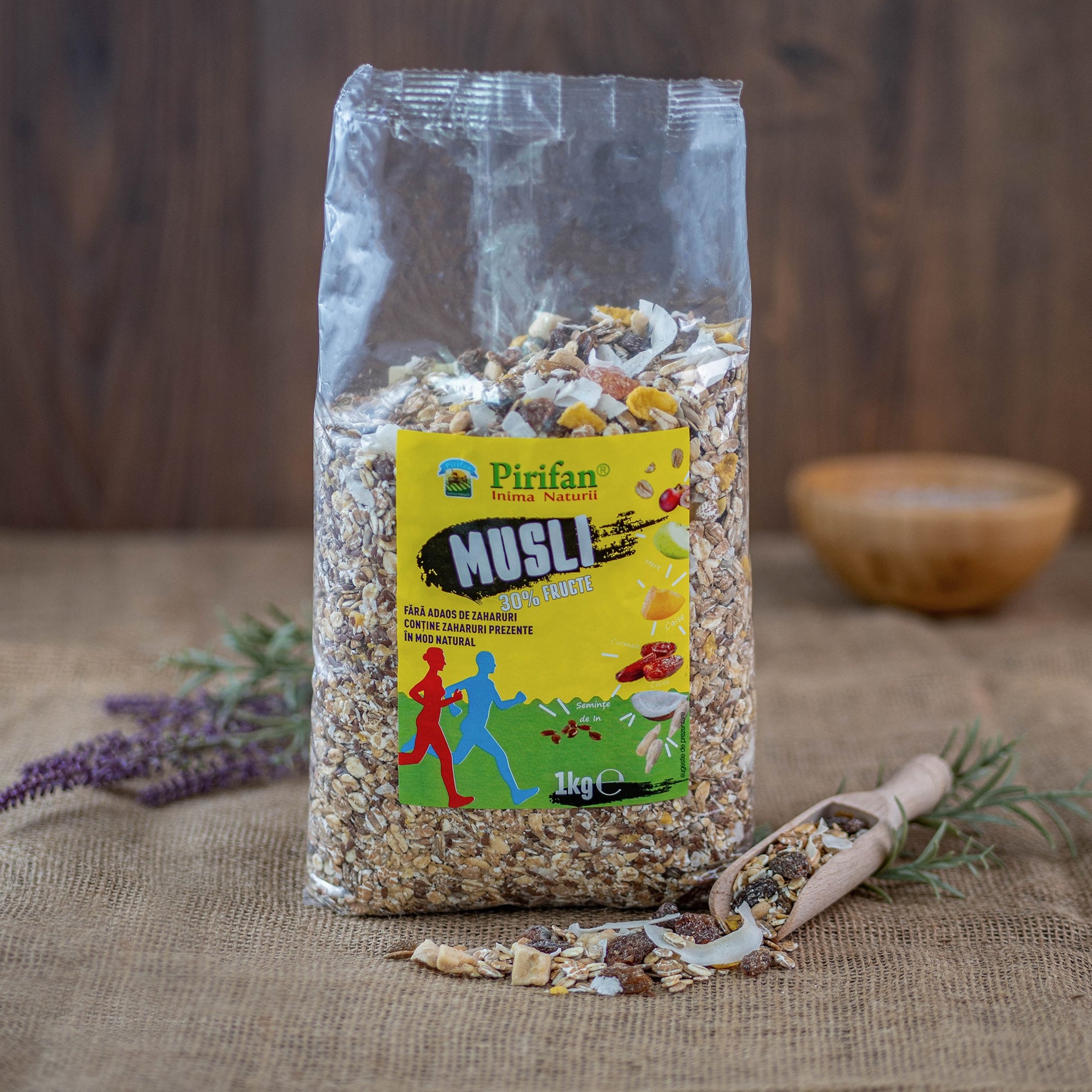 MUSLI CLASIC FARA ZAHAR CU 30% FRUCTE 1000G