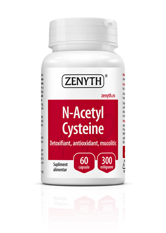 N-Acetil Cisteina 300 mg, 60 capsule