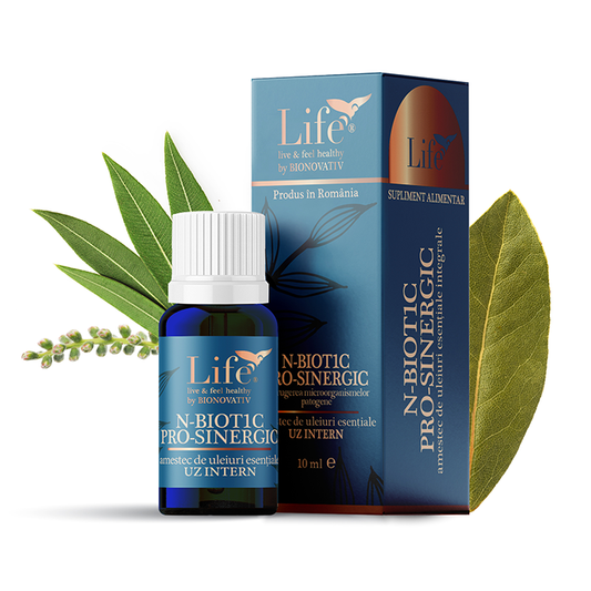 N-BIOT1C PRO-SINERGIC – combinație de uleiuri esențiale integrale – 10 ml