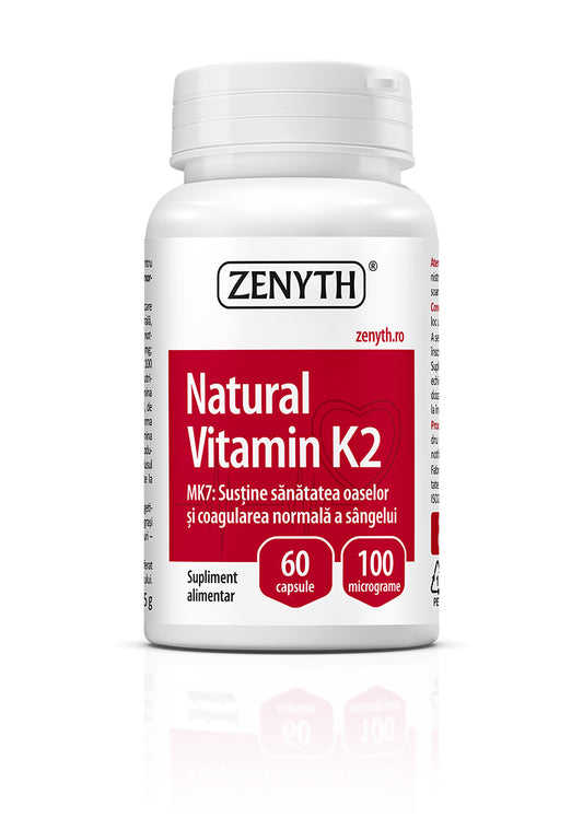 Vitamina K2 naturala, 60 capsule