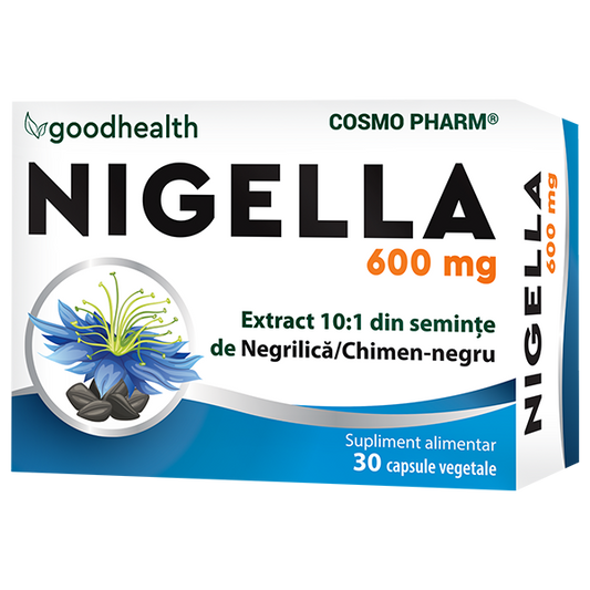 NIGELLA 600 mg – extract din seminte de Negrilică / Chimen-negru